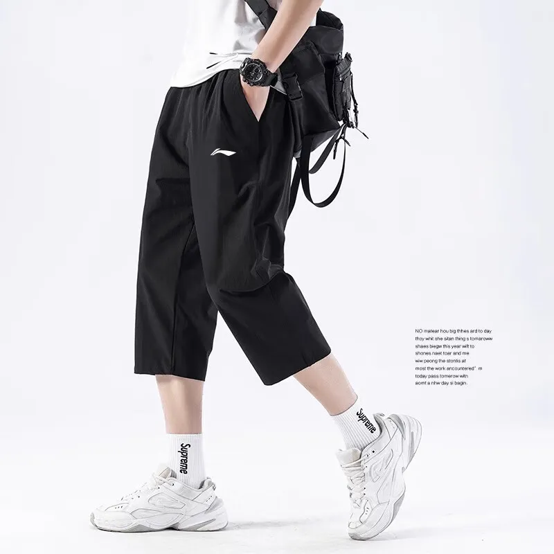 LiNing Badminton Series Casual Shorts Men Black-1
