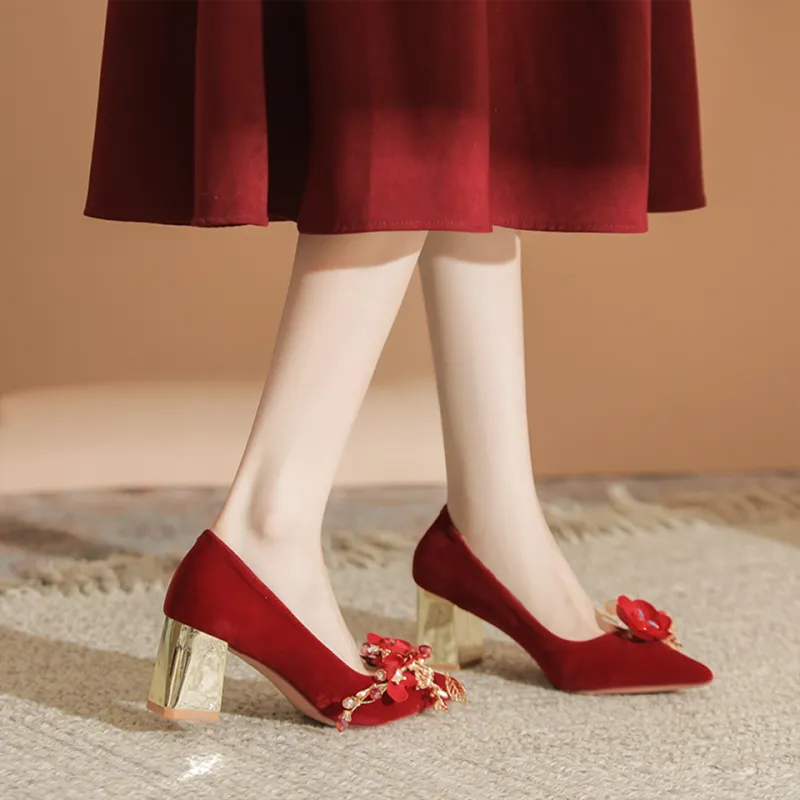 MADALLO High Heels Women's Red-2
