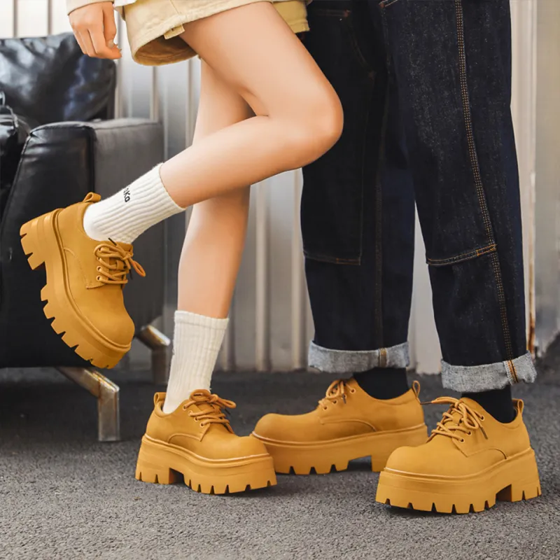 MADALLO Women's Casual Shoes Women's Yellow-7