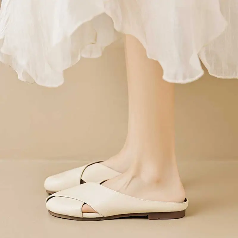 MADALLO Rubber Sole Closed Toe Slippers Women's-2
