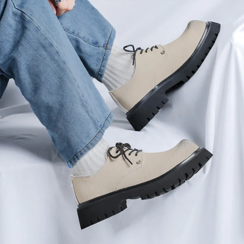 MADALLO Slip Resistant, Abrasion Resistant, Breathable, Height Increasing Low Top Casual Shoes Men's-3