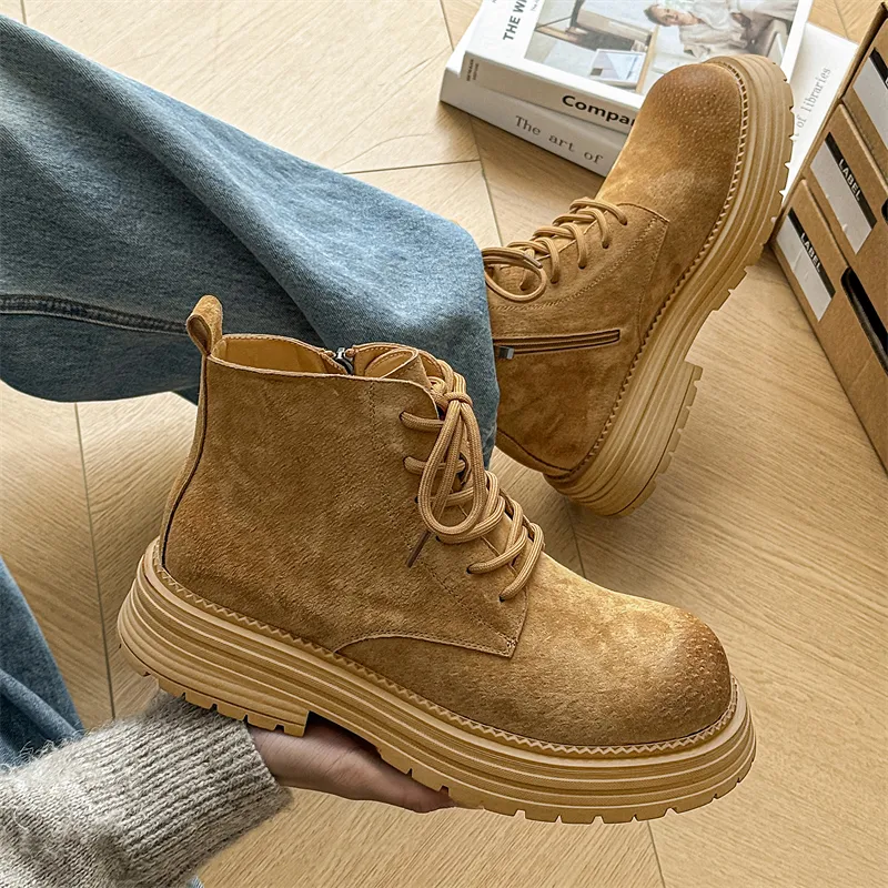 MADALLO Ankle Boots Unisex Yellow/Gray-3