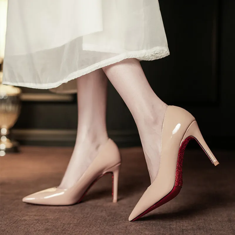 MADALLO Slim Heel High Heels Women's-3