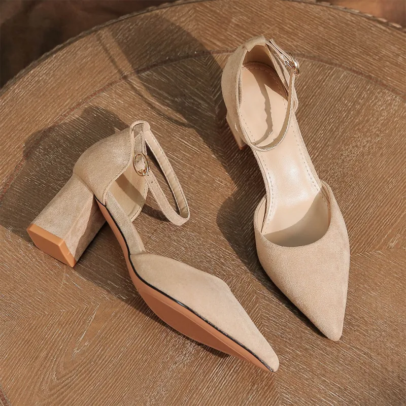 MADALLO Chunky Heel High Heels 6.5cm Women's-1