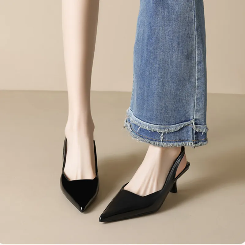 MADALLO Chunky Heel High Heels 5cm Women's-8