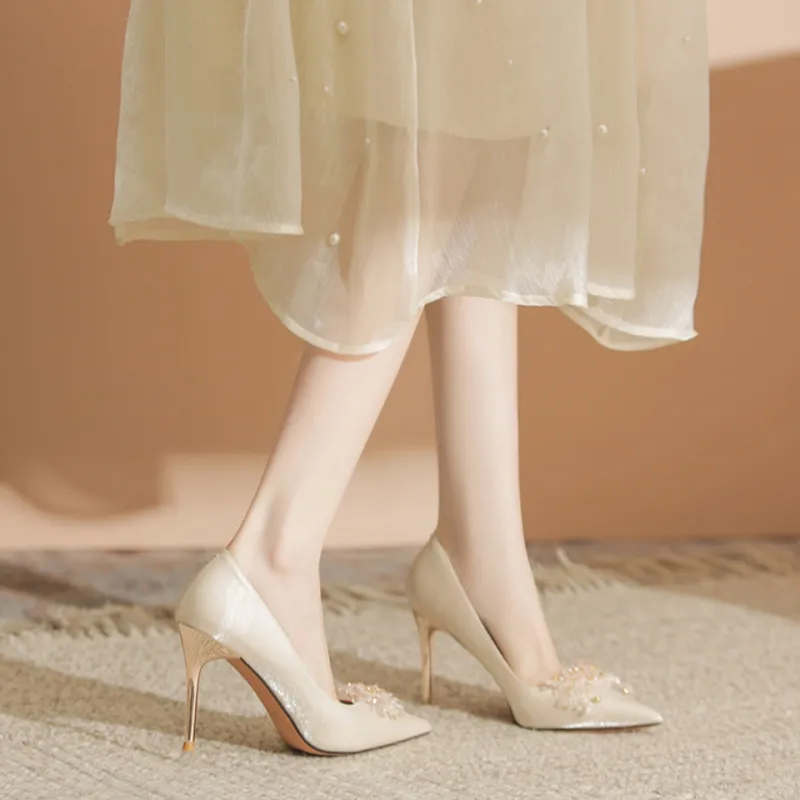 MADALLO Slim Heel High Heels Women's-4