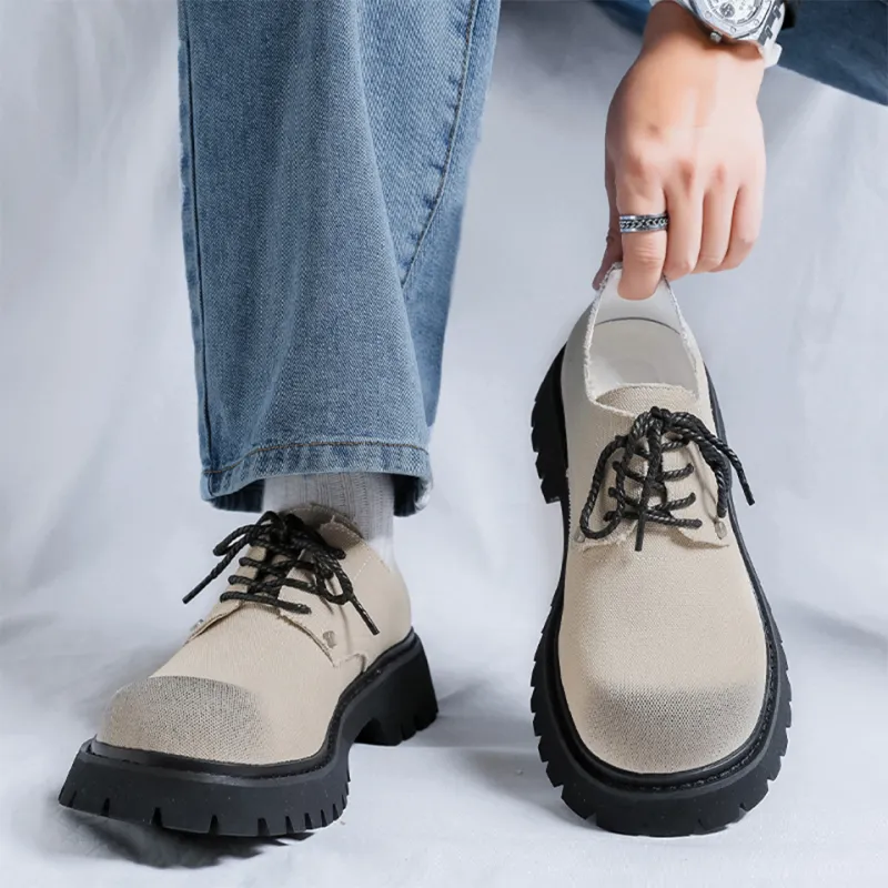 MADALLO Slip Resistant, Abrasion Resistant, Breathable, Height Increasing Low Top Casual Shoes Men's-1