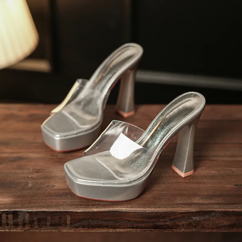 MADALLO Rubber Sole Abrasion Resistant Slide Slippers Women's-7