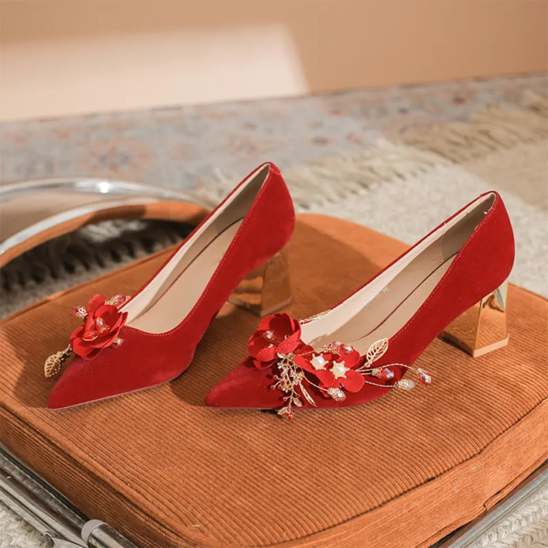 MADALLO High Heels Women's Red-1