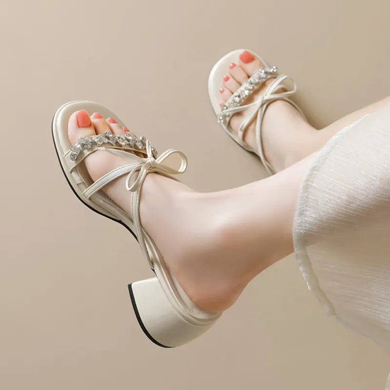 MADALLO Slide Slippers Women's Apricot/Silver-1