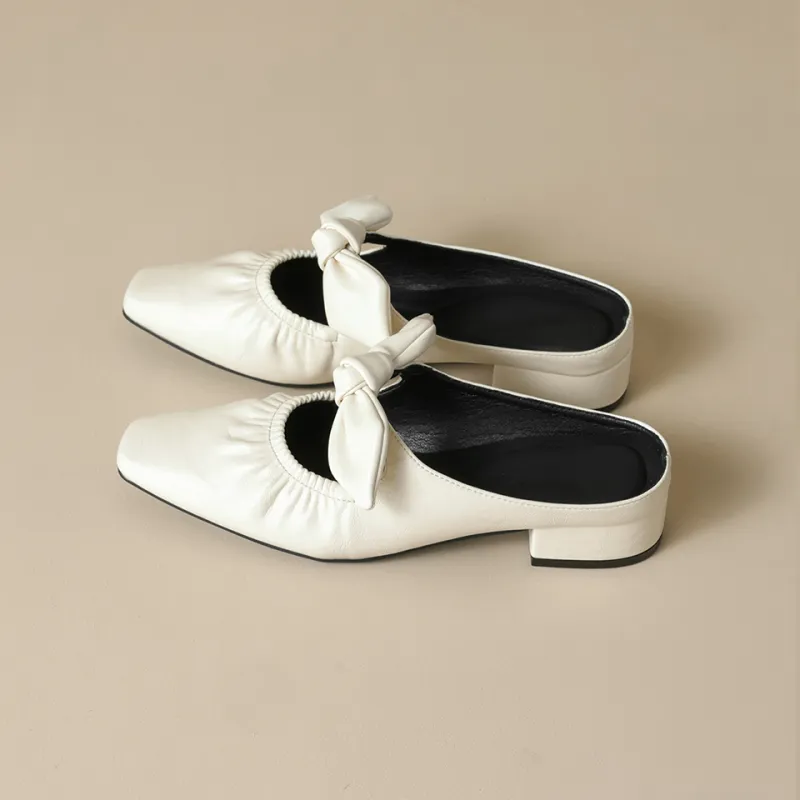 MADALLO Rubber Sole Closed Toe Slippers Women's-4