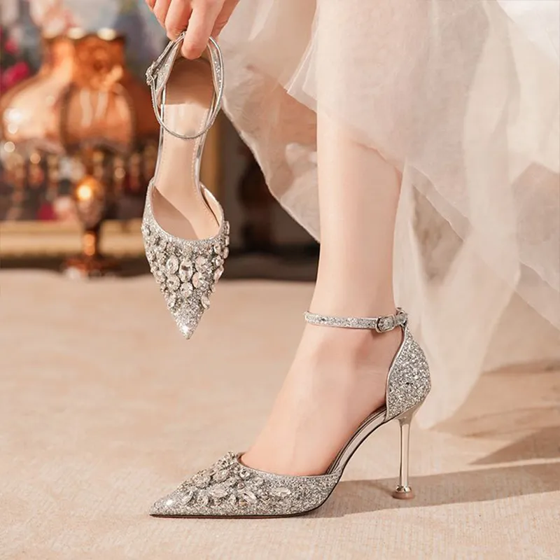 MADALLO Slim Heel High Heels Women's-5