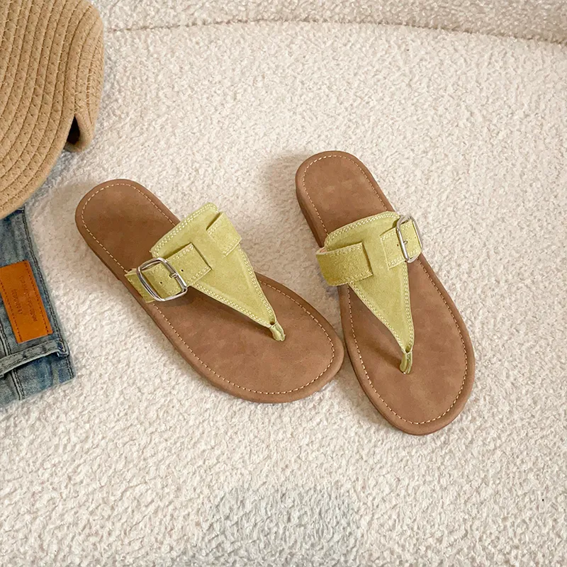 MADALLO Rubber Sole Flip Flops Women's-6