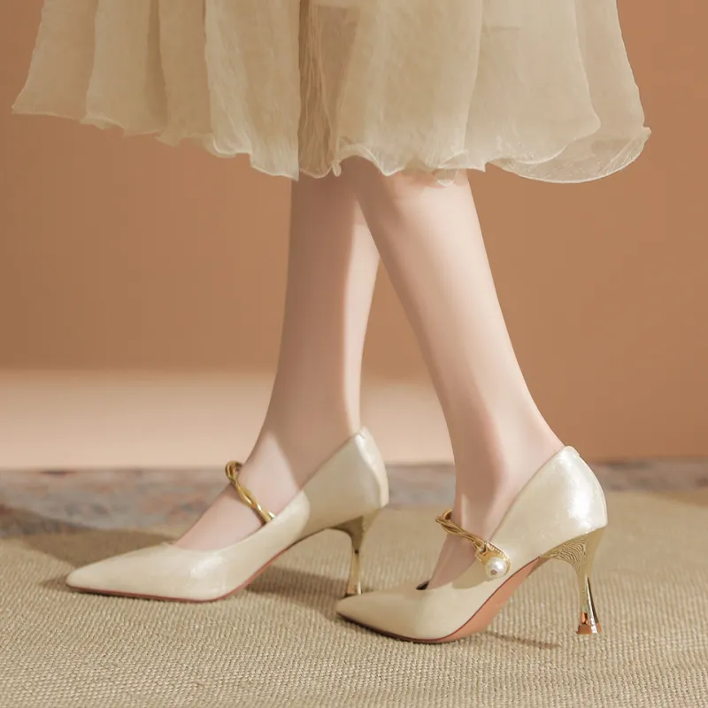 MADALLO Slim Heel High Heels Women's-8