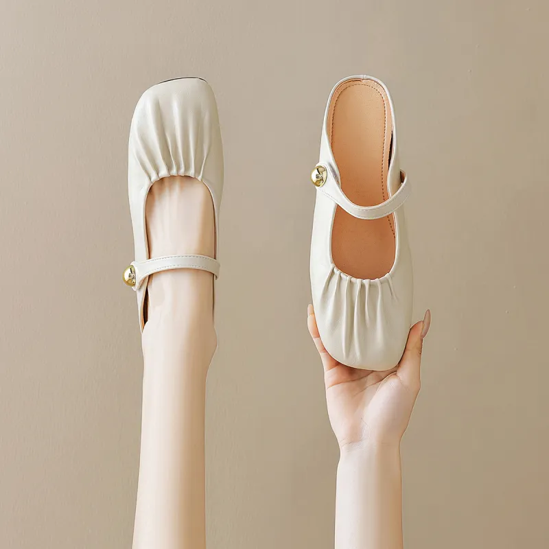 MADALLO Rubber Sole Slip Resistant Closed Toe Slippers Women's-2