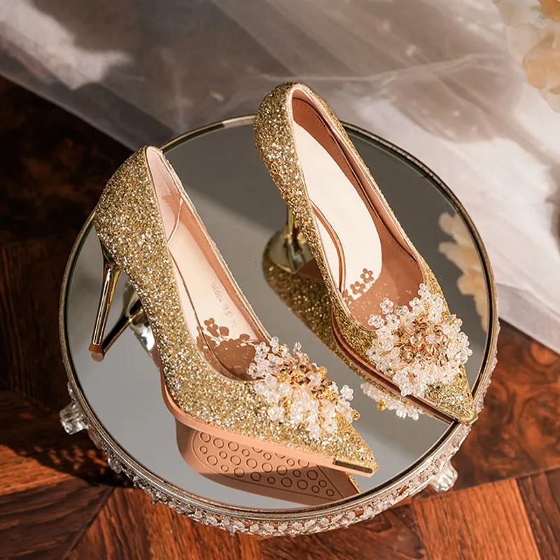 MADALLO High Heels Women's Red/Gold/Champagne/Black/Silver-6