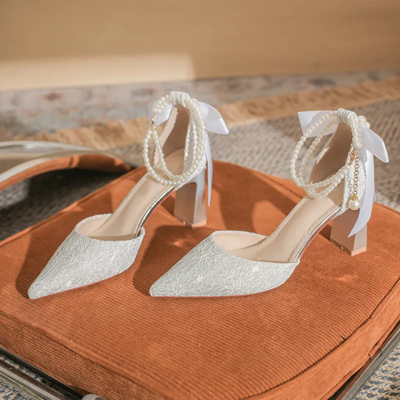 MADALLO Chunky Heel High Heels Women's-1