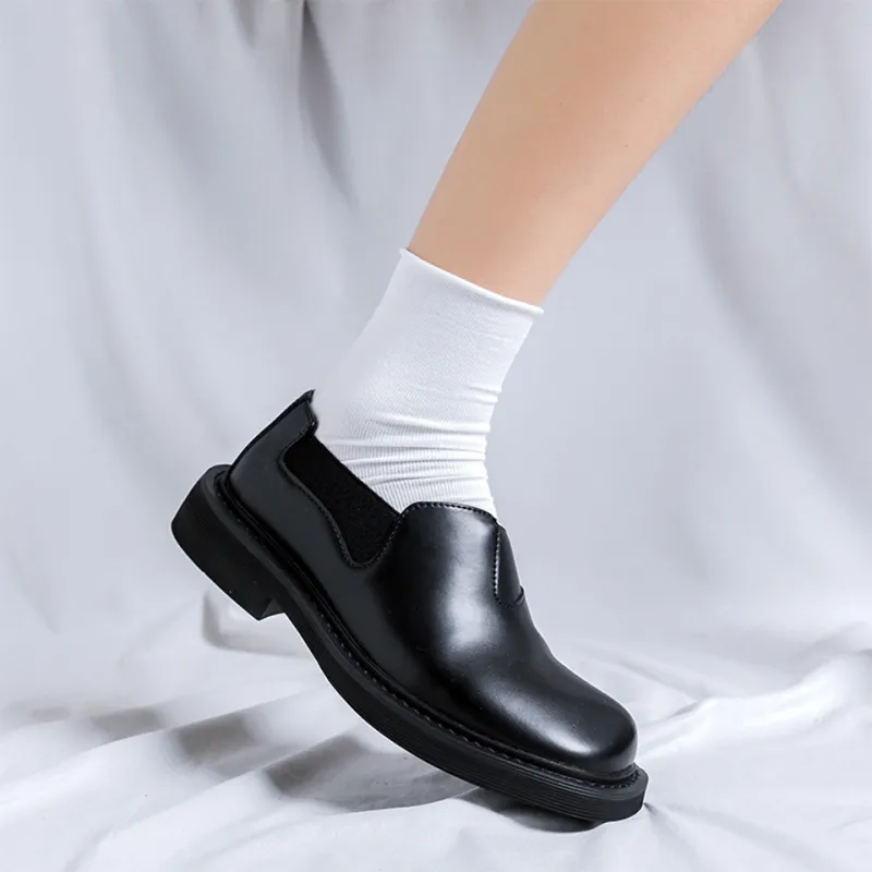MADALLO Abrasion Resistant Height Increasing Low Top Casual Shoes Unisex Black-2