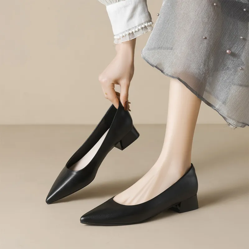 MADALLO Chunky Heel High Heels 3cm Women's-1