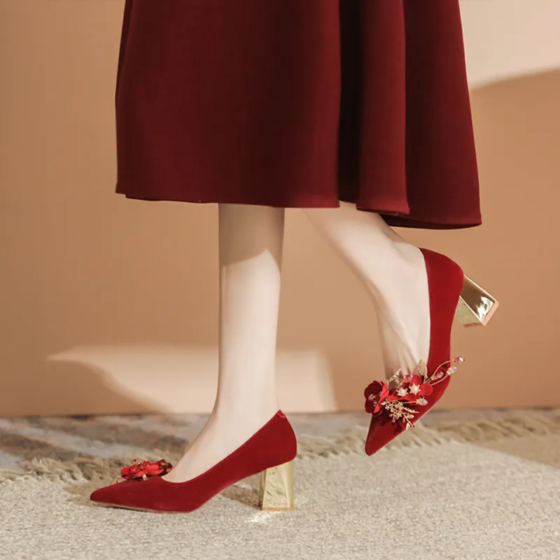 MADALLO High Heels Women's Red-4