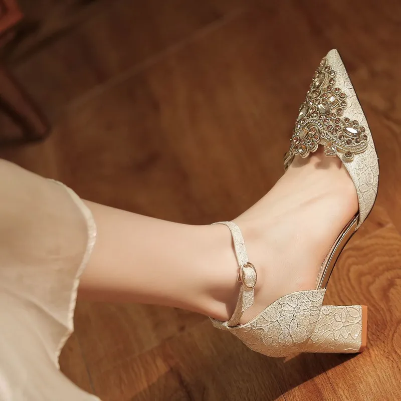 MADALLO Chunky Heel High Heels 6.5cm Women's-6