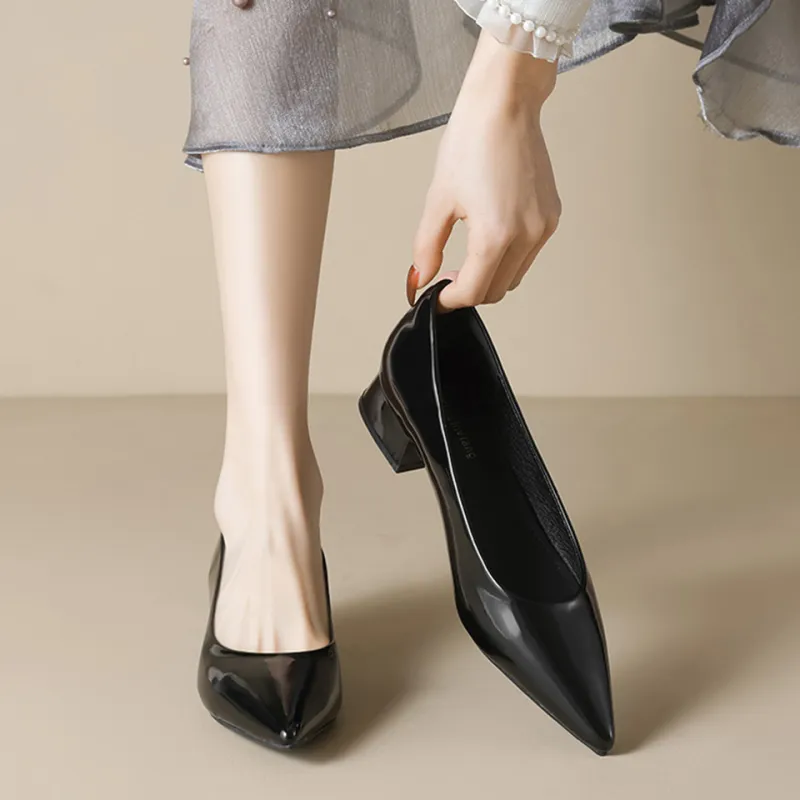 MADALLO Chunky Heel High Heels 3cm Women's-3