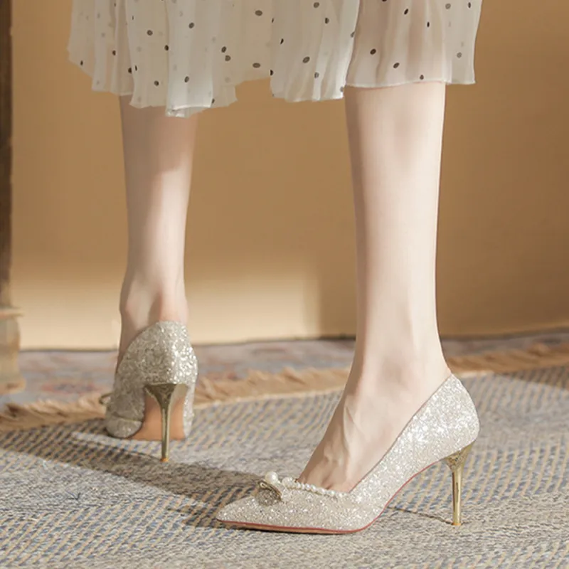 MADALLO Slim Heel High Heels Women's-8