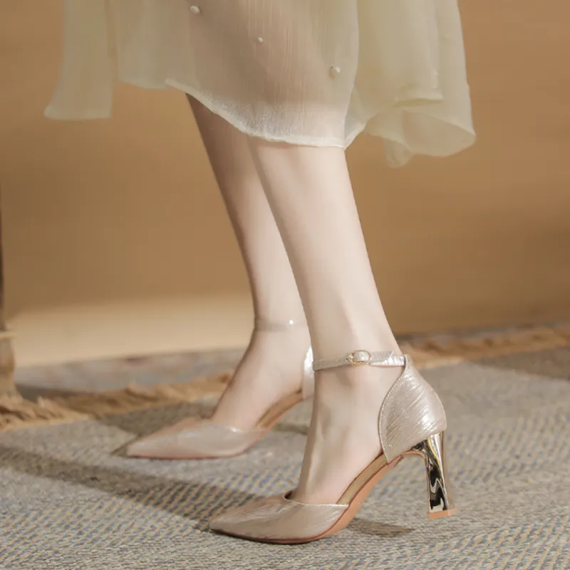 MADALLO Chunky Heel High Heels Women's-7