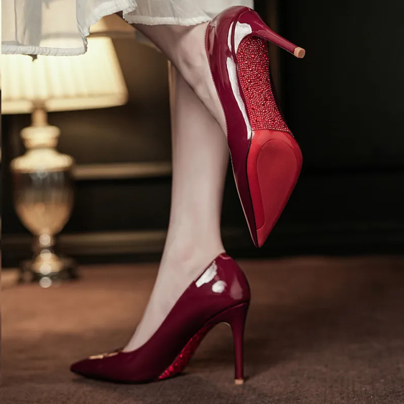 MADALLO Slim Heel High Heels Women's-9