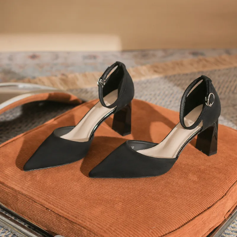 MADALLO Chunky Heel High Heels Women's-6