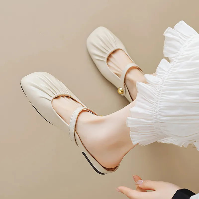 MADALLO Rubber Sole Slip Resistant Closed Toe Slippers Women's-4
