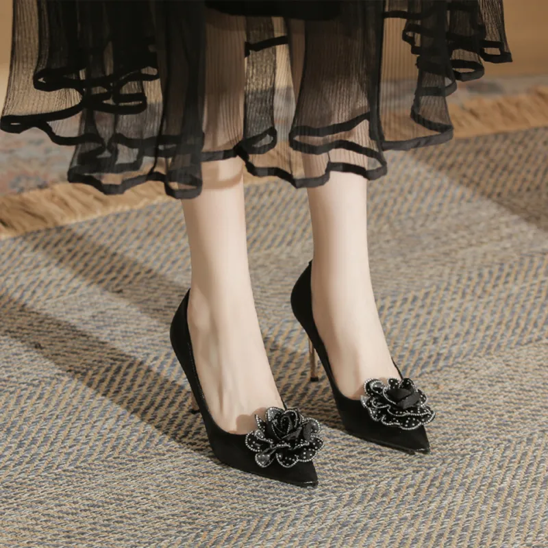 MADALLO Slim Heel High Heels Women's-12