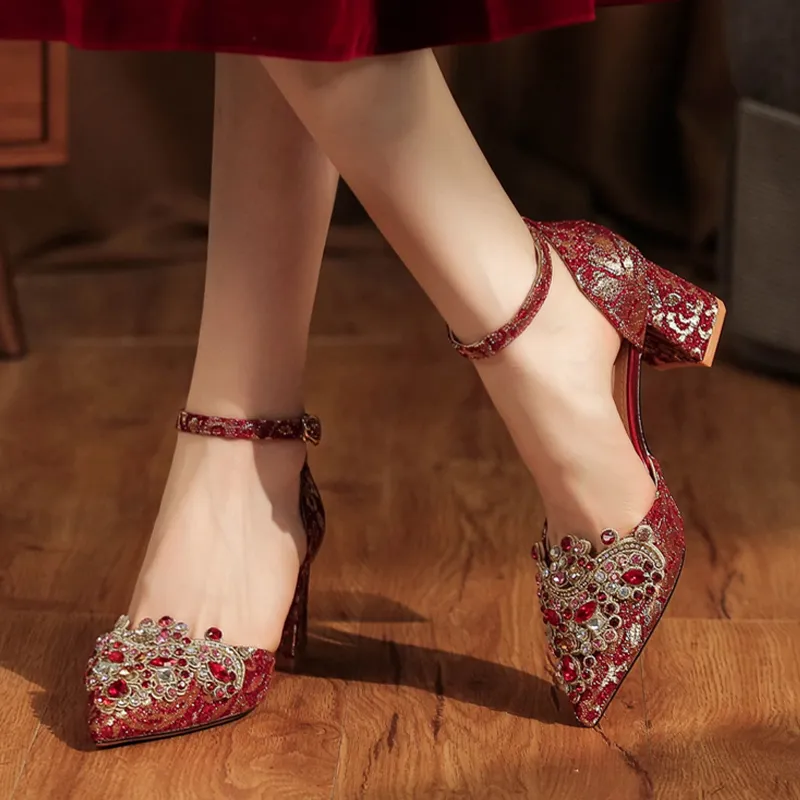 MADALLO Chunky Heel High Heels 6.5cm Women's-3