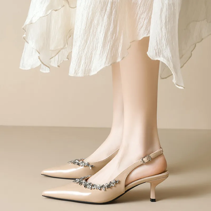 MADALLO High Heels Women's Nude-3