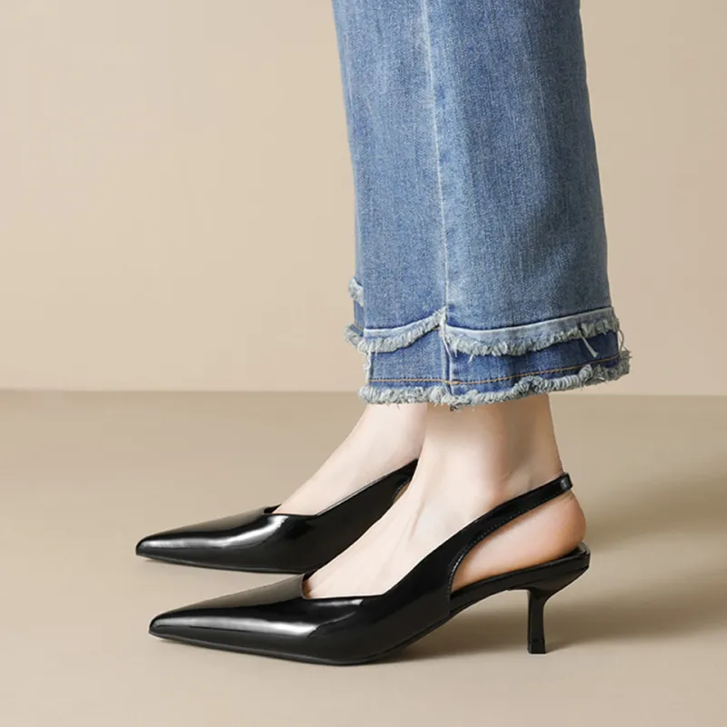 MADALLO Chunky Heel High Heels 5cm Women's-9