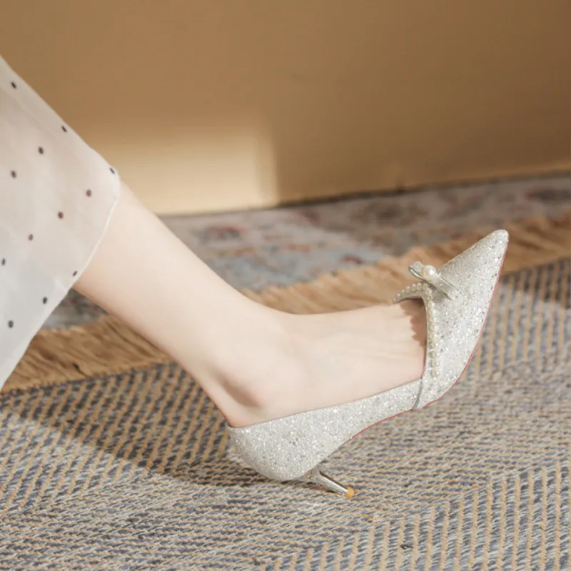 MADALLO Slim Heel High Heels Women's-4