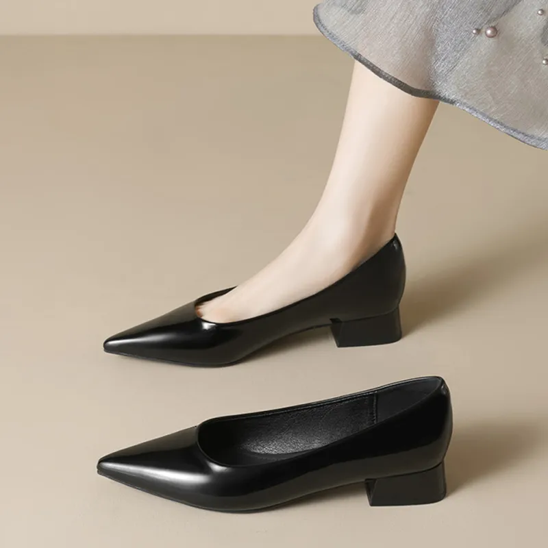 MADALLO Chunky Heel High Heels 3cm Women's-4