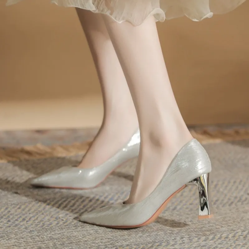 MADALLO Chunky Heel High Heels Women's-4