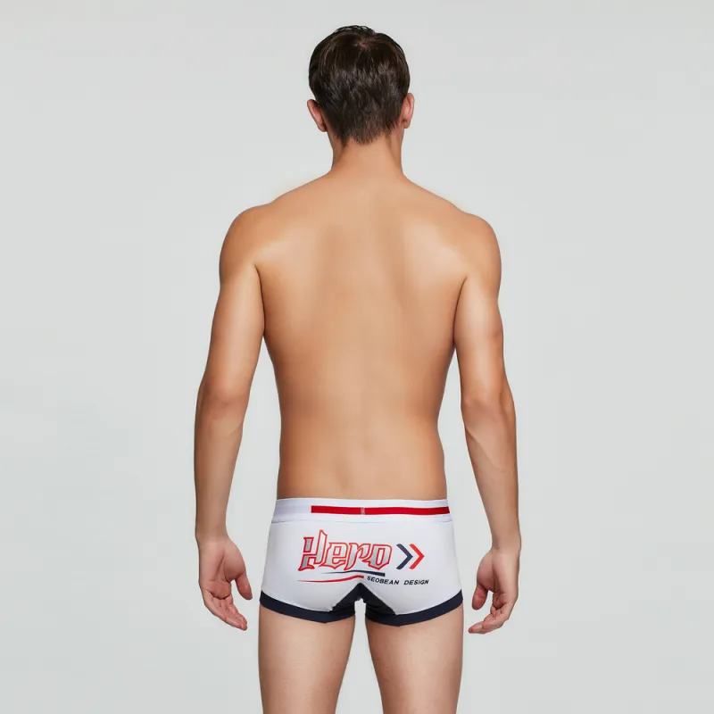 SEOBEAN Underpants Men's 1 Pack White-2
