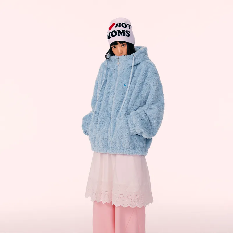 Mmlg Velvet feel Coat Unisex Sea Salt Blue-3