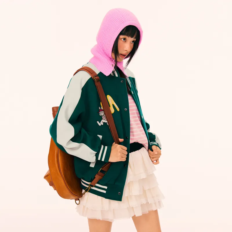 Mmlg Baseball Jacket Unisex Green-5