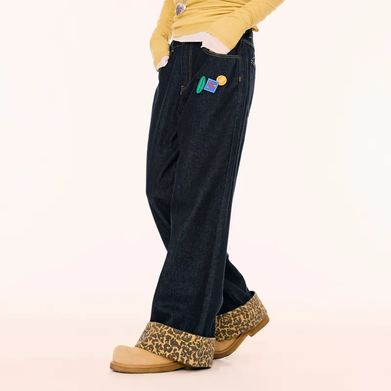 Mmlg Jeans Unisex Navy Blue-4