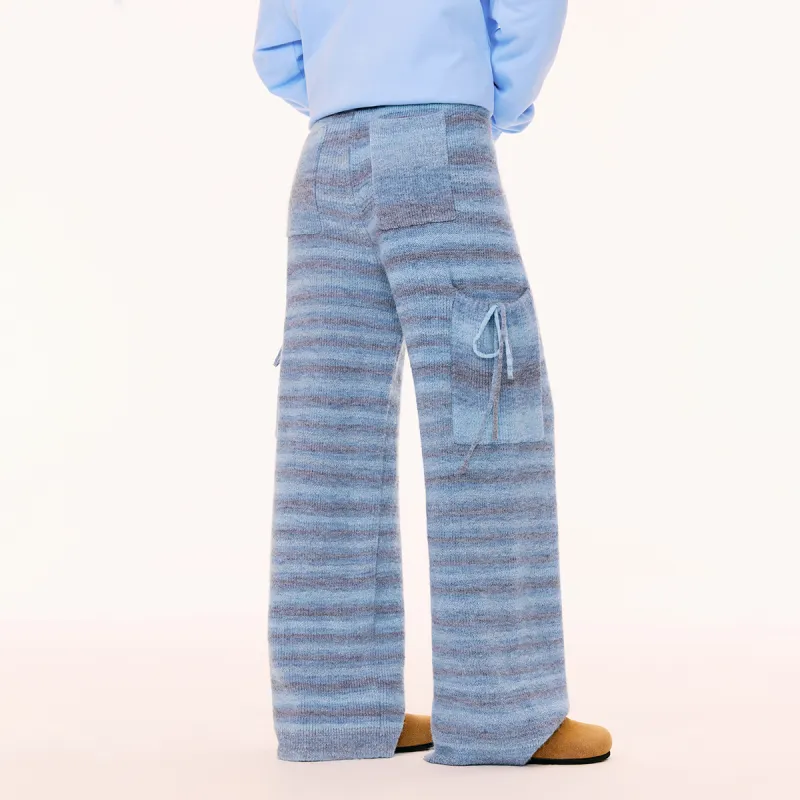 Mmlg Casual Pants Unisex Haze Blue-3