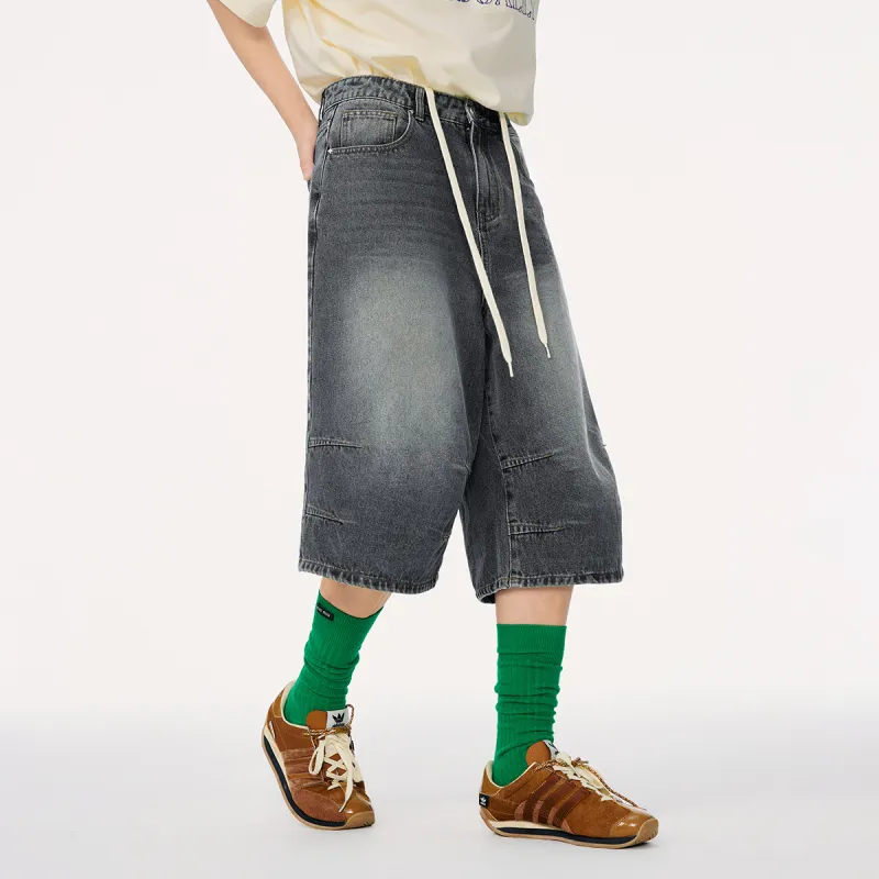Mmlg Denim Shorts Unisex Blue-5