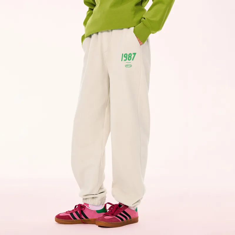 Mmlg Casual Pants Unisex Greige-2