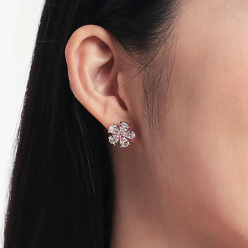 ZHENJIUJIU S925 Stud Earrings Women's-2