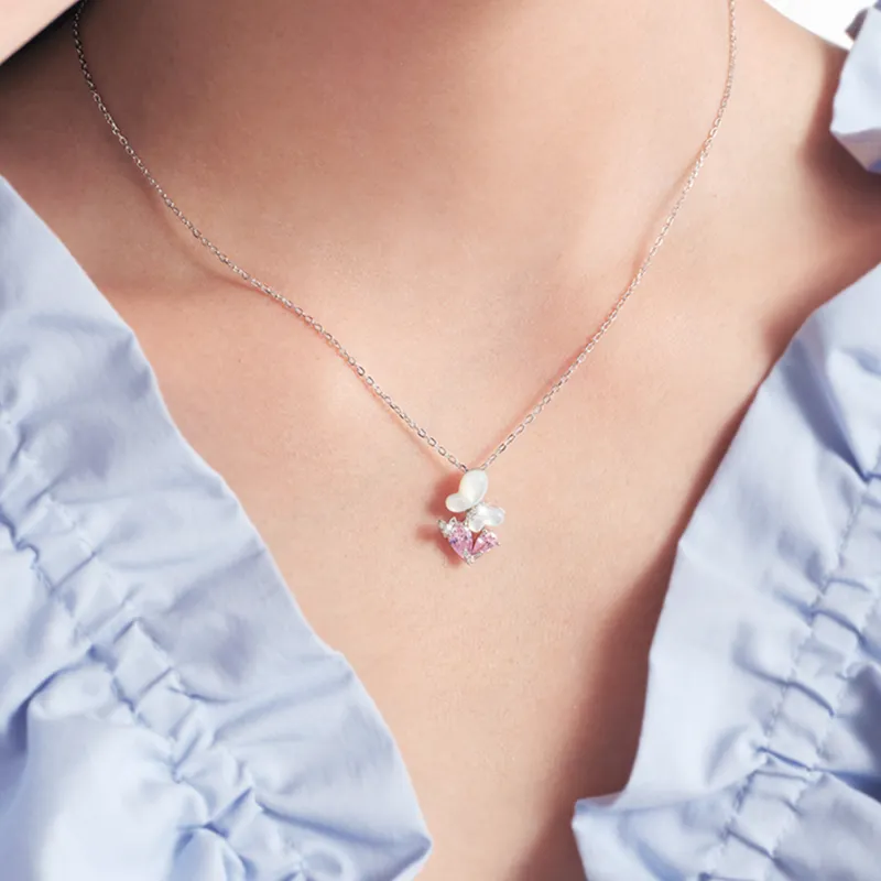 ZHENJIUJIU S925 Necklaces Girlfriend Women's-2