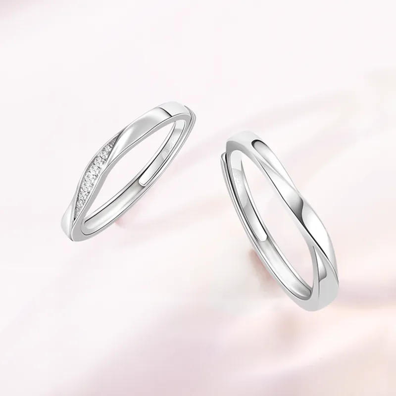 ZHENJIUJIU Silver 925 Rings Unisex-1