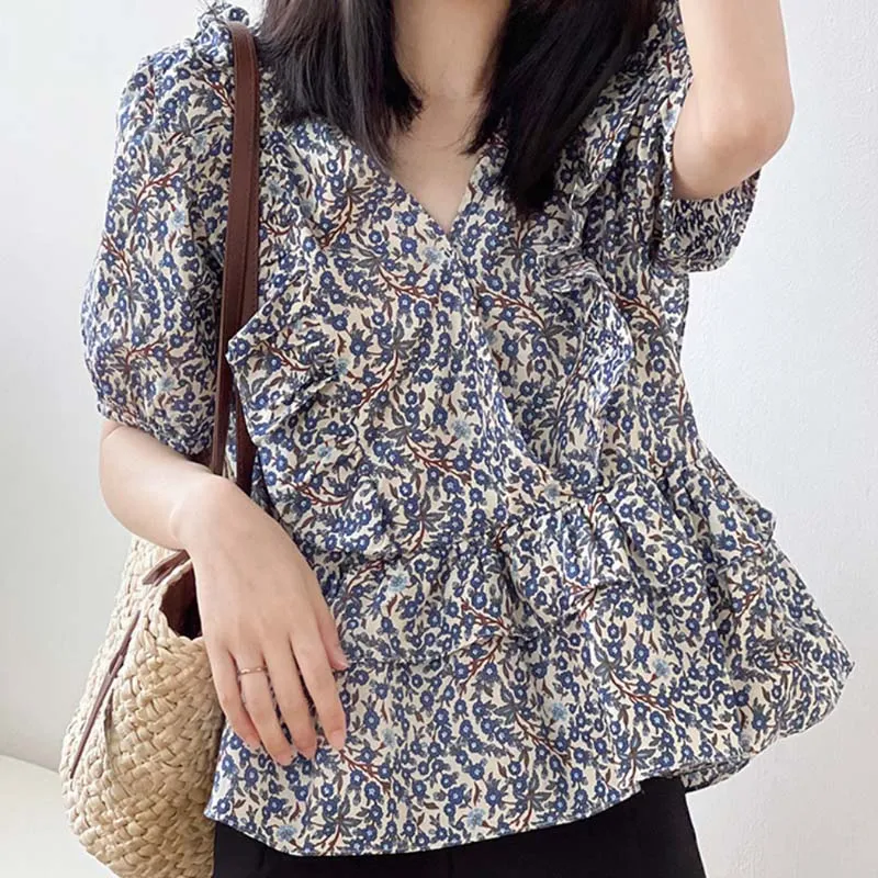 GOSO Puff Sleeve T Shirt Women's-1