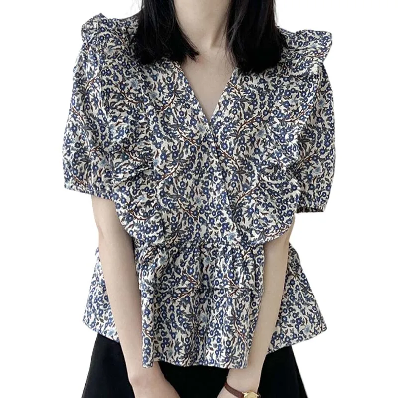 GOSO Puff Sleeve T Shirt Women's-2